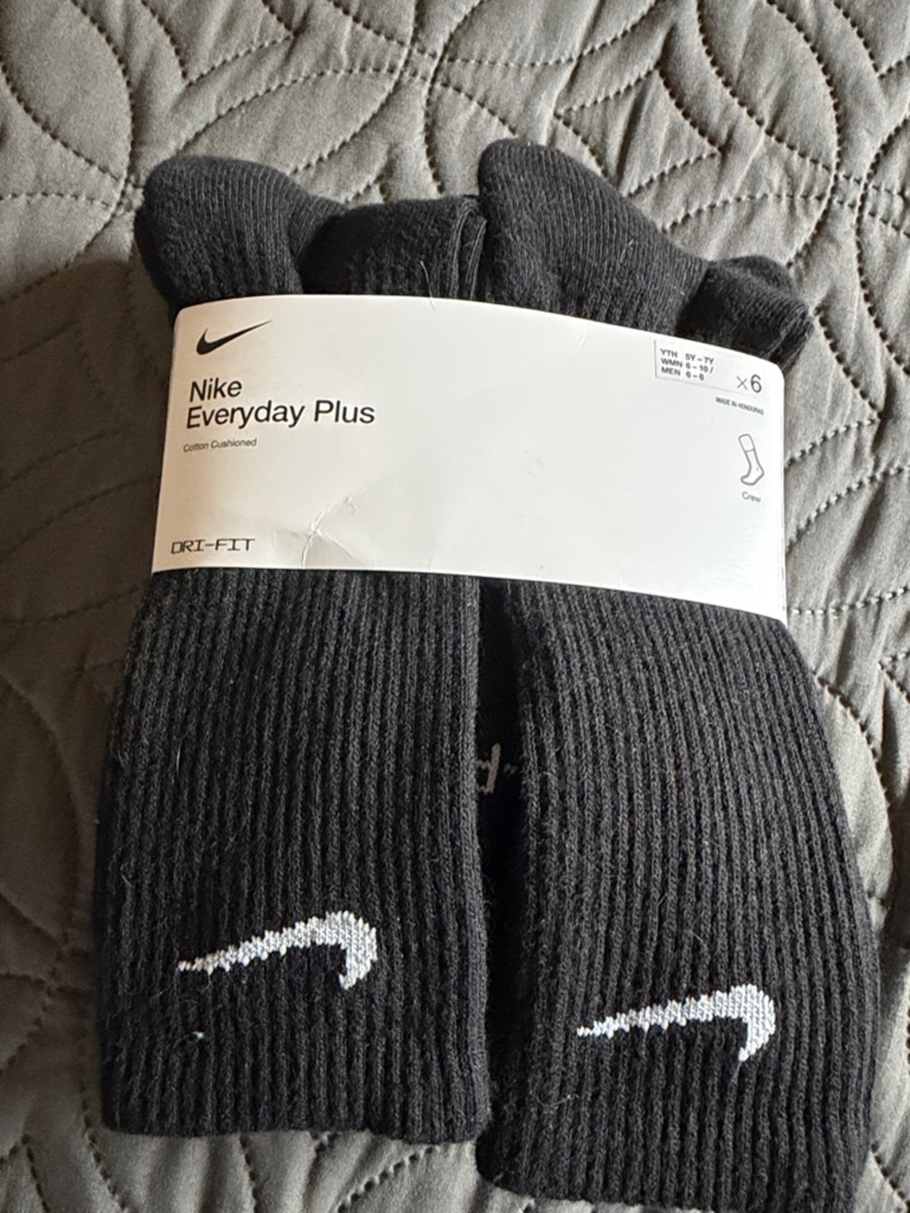 Nike Dri Fit Crew Athletic Sock (6 Pack)NWT